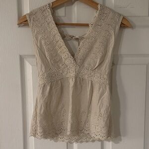 Y2K AE Eyelet Crop Tanktop
